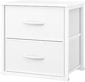 White Stackable Storage Drawers, Closet Organizer Drawers for Clothes