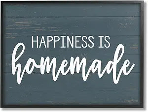 Homemade Happiness Food Love Print, 16 x 20 Inch Framed Gicle Print