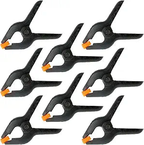 8 Pack 6 Inch Plastic Spring Clamps, Heavy Duty Big Clips, Large Clamps