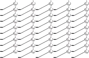 Bamboo's Grocery LoKii 45 Pack 4 Inch Silver Pegboard Hooks, 1/4" Heavy Duty Peg Board Shelving Hooks Organizer Accessories, Peg Board Tool Hangers
