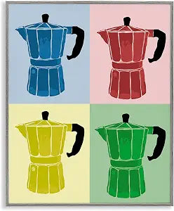 Coffee Espresso Pop Kitchen, 11 x 14 Inch Framed Gicle Print