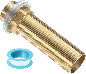 uxcell Faucet Mount Extension Shank 4.7"x 1.25" Brass Pipe Faucet Extension