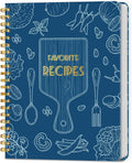 Recipe Book to Write in Your Own Recipes, Blank Recipe Journal, 140 Recipes