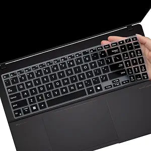 Keyboard Cover for ASUS Vivobook S16 S3607 M3607/Vivobook 16 M1607 X1607 M5606 S5606 TP3607/VivoBook V16 V3607 2026 2025 2024 16", Vivobook 15 M5506 S5506 Q5507 S5507 S5507QA 15.6 inch Laptop -Black