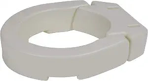 Drive Medical Hinged Toilet Seat Riser, Standard Seat, White