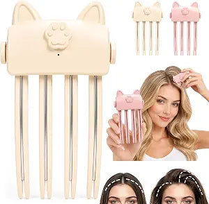 Lifting Styler Booster Hair Volume Clip,Heated Hair Root Volumizer Clips,2 Temperature Control Hairs Volume Tool for Fine & Thick Hai-r,Fluffy Bangs Lifter Hairclip for Women.