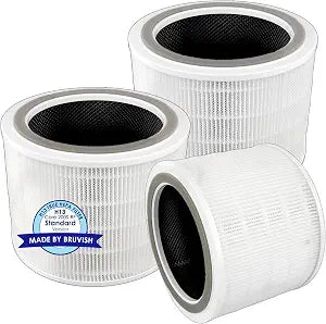 3 Pack Core 200S Replacement Filter Compatible with LEVOIT Core 200S Smart WiFi Air Purifier, Core 200S H13 True Hepa Filter, 3-in-1 Activated Carbon Filters HEPA, Compared to Part # Core 200S-RF