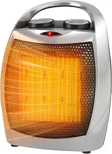 Takywep Small Space Heater, 1500W/750W Portable Electric Space Heater, PTC Fast Heating Ceramic Room Heater with Overheat & Tip-Over Protection Office Room Desk