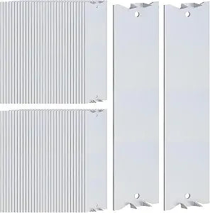 70 Pack 6 x 1.5" Nail Plate for Wood Studs Cable Protector Plate