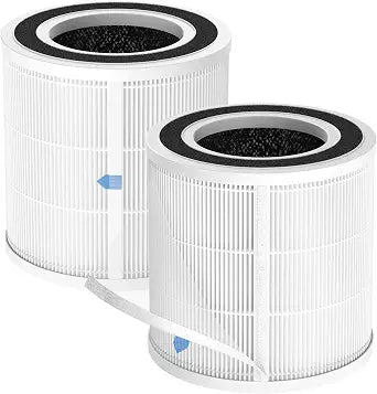 H7129/H7128 Replacement Filter for GoveeLife Air Purifier, 2 Pack, White