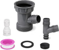 1-1/2 Inch Dishwasher Kitchen Sink Drain Pipe Adapter Kit with RO Connector