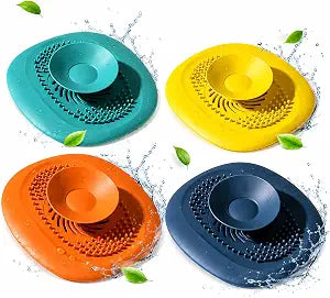 Hair Catcher for Shower, Sink & Bathtub  Anti-Clog Drain Hair Trap, Easy Clean Hair Strainer for Bathroom