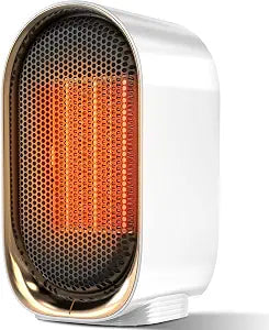QQT 1000W Ceramic Heater,Safe 2 Modes,30dB,41-86F for Bedroom Office
