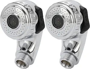 LukLoy 2 Pack Salon Shampoo Bowl Sprayer Head  Side Control 2-Mode Switch, High-Pressure Professional Standard G1/2 Handheld Faucet Sprayer Replacement for Salon Sink Hose, Spa & Pedicure Chairs