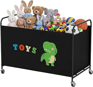 GRANNY SAYS 200L Large Toy Box for Boys, Toy Chest Storage with Wheels