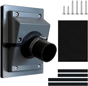 HVAC Wall Penetration & Line-Set Cover Kit for AC Line,Grey