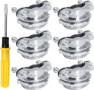 1 Inch 6 Pcs Zinc Cable Clamp