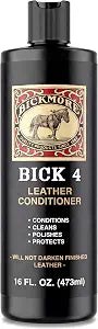 Bick 4 Leather Conditioner & Cleaner, Won't Darken Boots, Couch, Bags 16 oz