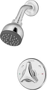 Symmons 9601-P-1.5-TRM Origins Single Handle 1-Spray Shower Trim in Polished Chrome - 1.5 GPM (Valve Not Included)