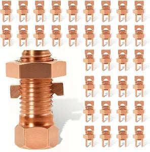 36 PCS Split Bolt Connectors TJ-25 for 4-8 AWG Bare Wire Ground Bonding