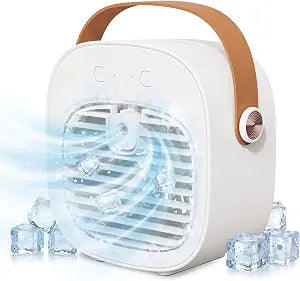 Mini Air Conditioner, 6000mAh Rechargeable Portable AC for Car