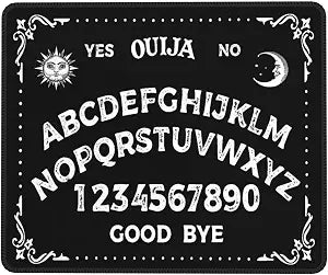 Ouija Boards Mouse Pad, Gothic Sun Moon Halloween Mousepad, Non-Slip Rubber Base Mouse Mat for Computers Laptop Office Desk Accessories, 9.5X7.9 inches