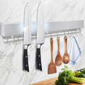 17" Magnetic Knife Holder for Wall, Stainless Steel Knife Magnetic Strip