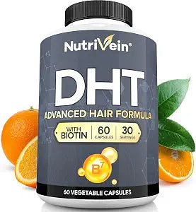 Nutrivein Premium DHT Blocker for Men & Women - 60 Caps