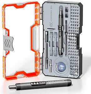 ANVANNA 120-IN-1 Mini Electric Screwdriver Set is a comprehensive electric precision tool kit designed for electronics repair and assembly tasks