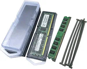 6-Pack DIMM Memory Hard Case, Anti-Static Protective Storage Holder