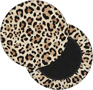 Leopard Round Bar Stool Cover 13" for Cafe Restaurant Hotel Bar