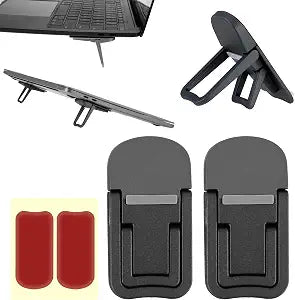 Bewudy 2 Pcs Portable Keyboard Riser, Foldable Laptop Riser, Keyboard Stand