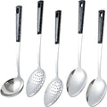 5-Piece Stainless Steel Serving Spoon Set