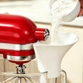 Universal Silicone Flour Funnel for Kitchen Aid Accessories and Attachments