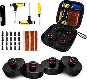 Tesla Jack Pads Lifting Jack Pad for Tesla Model 3/Y/S/X  Waterproof Tesla Pucks with Storage Case, Safe Jacking Protection for Tire Changes, Garage Repairs Tools Kit & Roadside Maintenance (4 Pack)