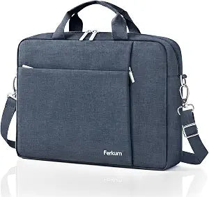 Ferkurn 17 17.3 Inch Laptop Bag Case Women Men Compatible with HP OmniBook Envy Omen Pavilion/LG Gram/Dell Inspiron Precision/Yoga ThinkPad, Carrying Briefcase Messenger Computer Bag 18 inch, Grey