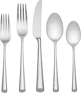 Lenox Imperial Caviar 5-Piece 18/10 Silverware Set for 1, Flatware