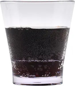 G.E.T. S-11-CL-EC 12 oz. Clear Rim-Full Stackable Glass, Break Resistant (Pack of 4)