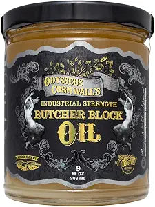 Odie's Industrial Strength Butcher Block Oil 9 oz Food Safe Curing Finish