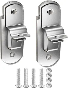 ESUDNT Cargo Trailer Door Latch, Trailer Latches, Trailer Hasp, Enclosed Trailer Door Latch, Cam Lock Latch Keeper for Enclosed Cargo Trailer, Ramp Trailer (2 Pack)