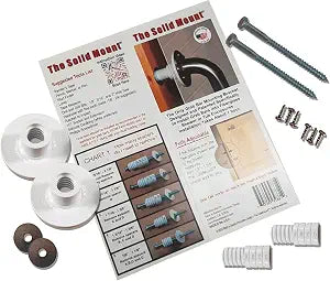 Grab Bar Mounting Kit for Fiberglass Showers - The Solid Mount Made in USA