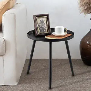 AOJEZOR Side Table 3 Legs: Sturdy - Easy Assembly for Apartment Living Room