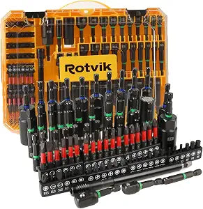80PCS Magnetic Impact Nut Driver Set, 1/4" Hex Bits Sockets SAE/Metric
