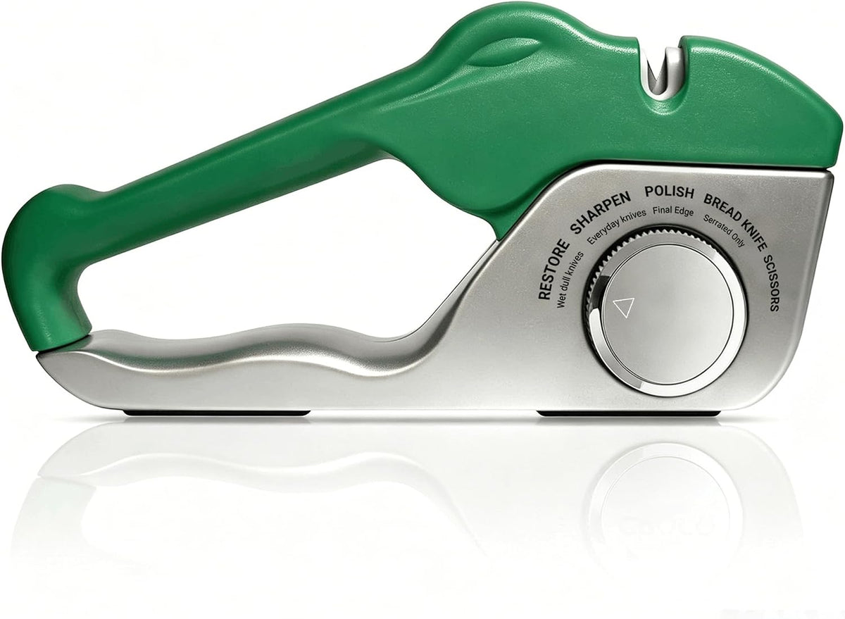 5-in-1 Knife Sharpener for Kitchen Knives, Serrated Knives & Scissors