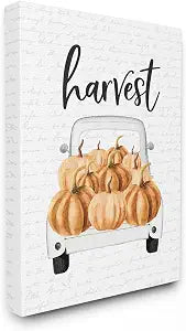Stupell Industries 'Harvest Pumpkin Truck Autumn Fall Seasonal'| Canvas Art