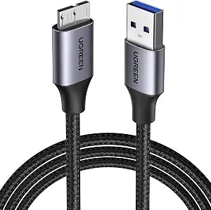 UGREEN Micro USB 3.0 Cable, USB 3.0 A to Micro B Cord 1.5 FT