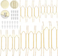Bilillo 14 Pack Plate Hangers for Wall - 8/10/12/14/16 Inch Invisible Hanger
