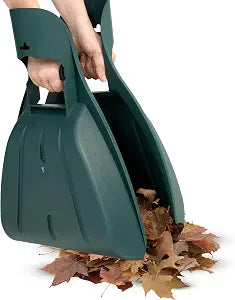 Pure Garden Leaf Scoops Hand Rakes, Green