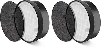 Nispira MD1-0039 Purifier 5 Air Filter Replacement Compatible with Vornado Air Purifier CYLO50, CYLO51, and QUBE50 3-in-1 HEPA Carbon MD1-0045 2 Pack