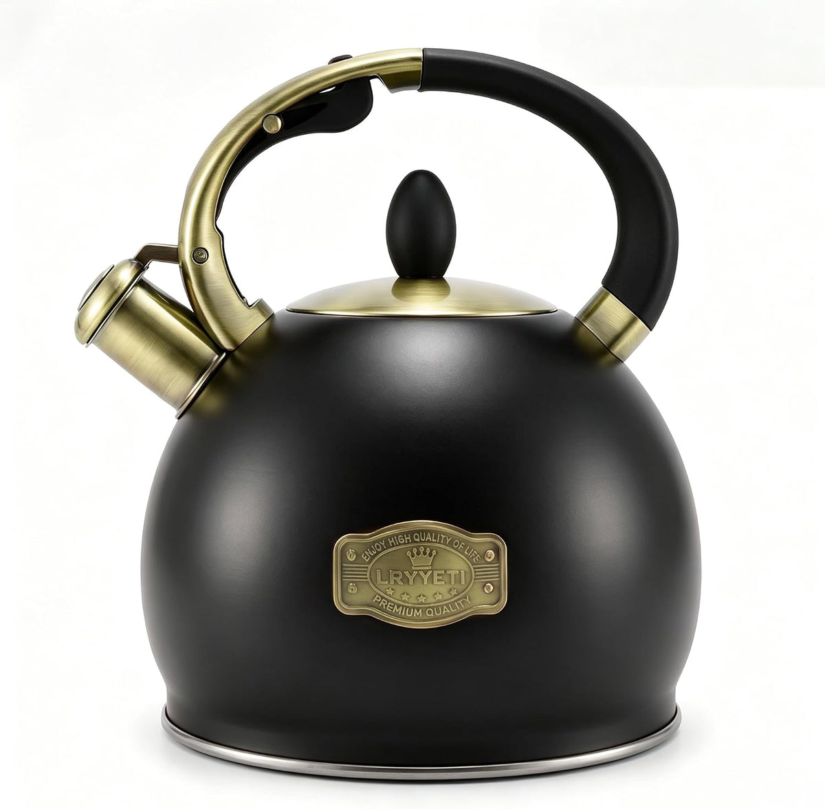 Whistling Tea Kettle Stovetop Stainless Steel, 2.64 Quart